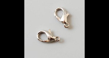 Vaessen Creative - Karabijnsluiting 11mm 2pcs Silver