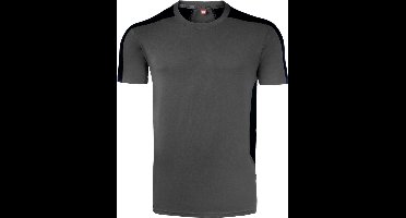 HAVEP T-shirt Bicolor 10072 - Charcoal/Zwart - L