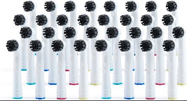 My Care + Opzetborstel 32 stuks - Vervangende borstels voor Oral B - Charcoal