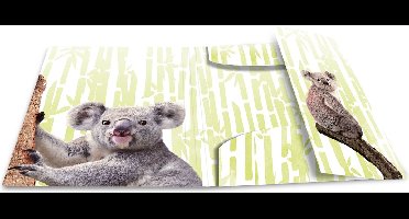 Elastomappen A4 PP Koalafamilie