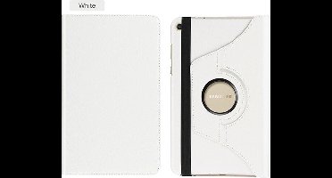 Hoes Geschikt voor Samsung Galaxy Tab A8 hoes – Hoes Geschikt voor Samsung Galaxy Tab A8 (2021 / 2022) hoes – 360° draaibaar tablethoes – Wit