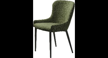 Eetkamerstoel Ontario Forest Groen Bouclé - Giga Living