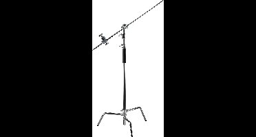 BRESSER Lampstatief - BR-C25 - C-stand Galgstatief - Met Boom Arm - 115 tot 245 cm Hoog - Draagvermogen tot 8 kg