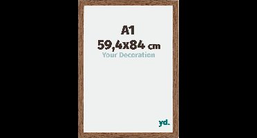 Your Decoration - Fotolijst A1 59,4x84 cm - MDF - Eiken Rustiek - Mura