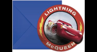 Vegaoo - 6 Cars 3 enveloppen en uitnodigingen