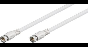 Goobay 50754 coax-kabel 3,5 meter F-type Wit
