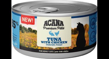 Acana Premium Kattenvoer Pâté Tuna & Chicken - 24 x 85 gr - Voordeelverpakking