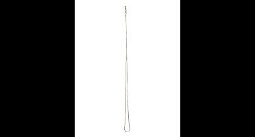 Ruben Robijn Zilveren collier snake 60 cm los