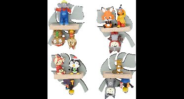 BOARTI Houten natuur bladen set kinderen plank Toniebox figuren wandplank Tonies muziekdoos Houten natuur bladen set kinderen plank Toniebox figuren wandplank Tonies muziekdoos