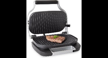 FRITEL A203 - Contactgrill / Tafelgrill - Compact - Vaste platen - 1 à 2 personen - BPA free - Antraciet