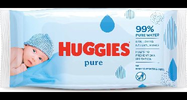 Huggies - Pure - Billendoekjes - 56 babydoekjes
