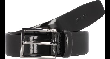 JOOP! Leren Riem Smooth Coll. Belt 3,5 CM W110 Black Zwart