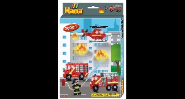 Hama Strijkkralenset Brandweer - 2000 multicolor kralen - 5+ jaar