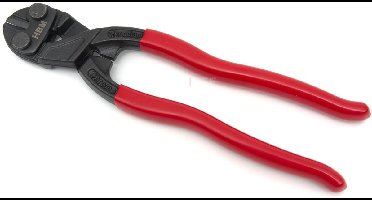 HBM 200 mm. Professionele 62HRC Geharde Boutenschaar, Draadkniptang