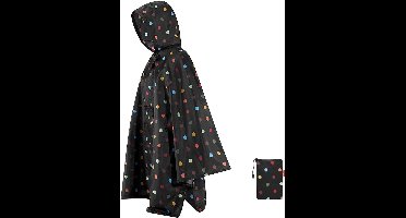 Reisenthel Mini Maxi Poncho RegenPoncho - OPvouwbaar - Dots Zwart