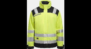 Jobman 1347 Hi-Vis Winter Jacket Star 65134707 - Geel/Navy - L