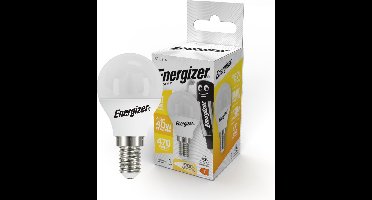 Energizer energiezuinige Led kogellamp -E14 - 4,9 Watt - warmwit licht - niet dimbaar - 1 stuk
