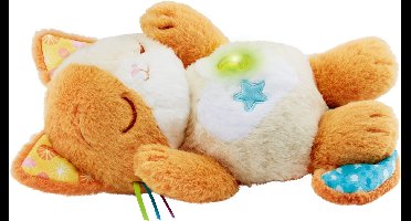 VTech Slaap Zacht Knuffelkat - Knuffel - Inclusief Slaapgeluidjes, Melodietjes & Ademhalingsbewegingen