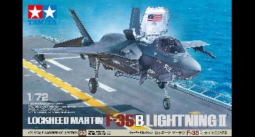 Tamiya Modelbouwpakket Militaire voertuigen - 60793 Lockheed Martin F-35B Lightning II - Straaljager Plastic - 1:72 - Modelbouw