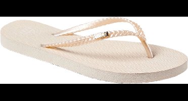 Reef Seaside Twist golden Hour Dames Slippers - Gebroken wit/Zand - Maat 38,5