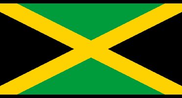 Vlag Jamaica 30x45cm