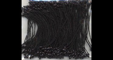 Meeldraadjes parel zwart 1 Millimeter 144 Stuks