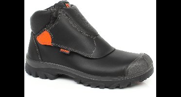 EMMA Hoge Veiligheidsschoen Vulcanus S3 lasschoen - Zwart (D) - 37