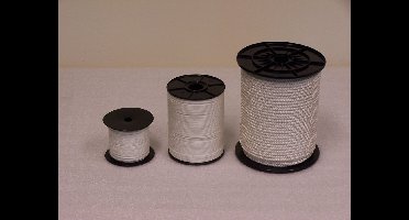 Nylonkoord 1mm Gevlochten Wit 500m