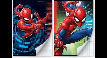 Spider-Man schriften Lijn en Ruit 10 mm A4 - 4 stuks
