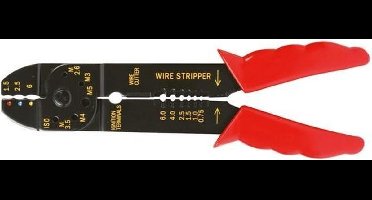 Toolland Multifunctionele krimptang, 4-in-1, voor veelzijdig krimpen en snijden