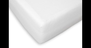 Briljant Baby Molton Hoeslaken - 70x150 - Junior - Wit - 100% Katoen