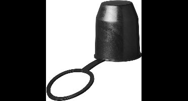 ProPlus Trekhaakdop met ring - Bescherming tegen krassen - Kunststof - Zwart - Universeel