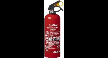 ProPlus Brandblusser met manometer - poeder - brandklasse ABC - 1 kg - vorstbestendig - universeel inzetbaar