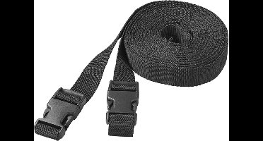 ProPlus Spanband verlengstuk - 3 meter - set van 2 - zwart - voor caravan- en camperdakhoes