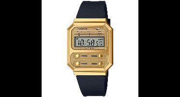 Casio Casio Collection Vintage A100WEFG-9AEF Horloge - Kunststof - Zwart - Ø 36 mm