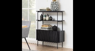 Sohome Wandkast Jennah 94 x 114cm - Zwart