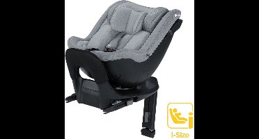 Kinderkraft I-GUARD Autostoel – 40-105 cm – i-Size – Met Isofix – 360° Draaibaar – Grijs