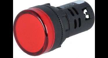 Controlelampje - LED indicator - 230V - 22mm - Rood
