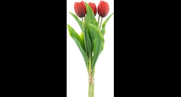 Bosje kunst tulpen Holland Sally X5 red 36 cm