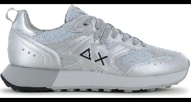 SUN68 Jaki 2.0 Silver Mesh - Heren Sneakers Schoenen Zilver Z36119-44 , Maat: EU 45