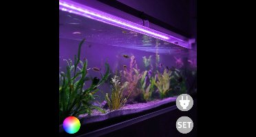 Aquarium Led Verlichting - RGB - 10 t/m 50 cm - Complete set met afstandsbediening - Aquarium Led strip