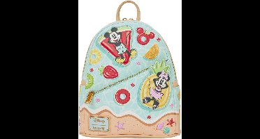 Disney Loungefly Backpack Mickey & Minnie Beach Fun
