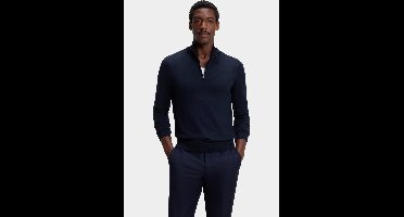 BOSS Black Half Zip Blauw H-Ebenji 10280687 01 50565499/404