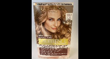 L'Oréal Paris Excellence Universal Nudes Lichtblond 8U - Permanente Haarkleuring Zonder Ammoniak