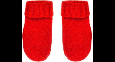 Gebreide wanten kinderen rood