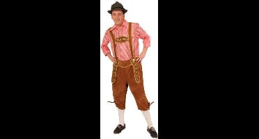 Tiroler broek Frans lichtbruin - Maatkeuze: Maat 56/58