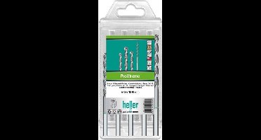 Heller Tools ProXtreme 28264 2 Carbide Beton-spiraalboren set 5-delig 4 mm, 5 mm, 6 mm, 8 mm, 10 mm Driehoekschacht 1 s