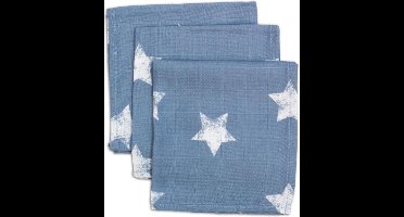 Briljant Robin Silver Blue Hydrofiel Monddoekjes 3 Stuks 26R