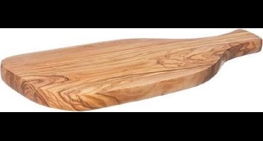 Presenteerplank olijfhout 23-27 cm (handmade)