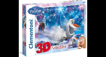Disney Frozen - 3D Vision Puzzel - 104 Stukjes